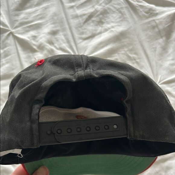 Vintage Cameo Shell Racing Checkered Snapback Trucker Hat One Size Fits All - Picture 4 of 7